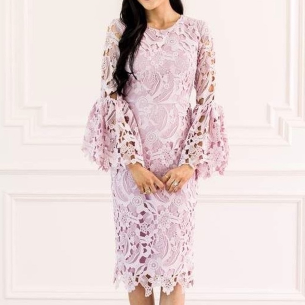 Rachel Parcel lace dress xs in lilac